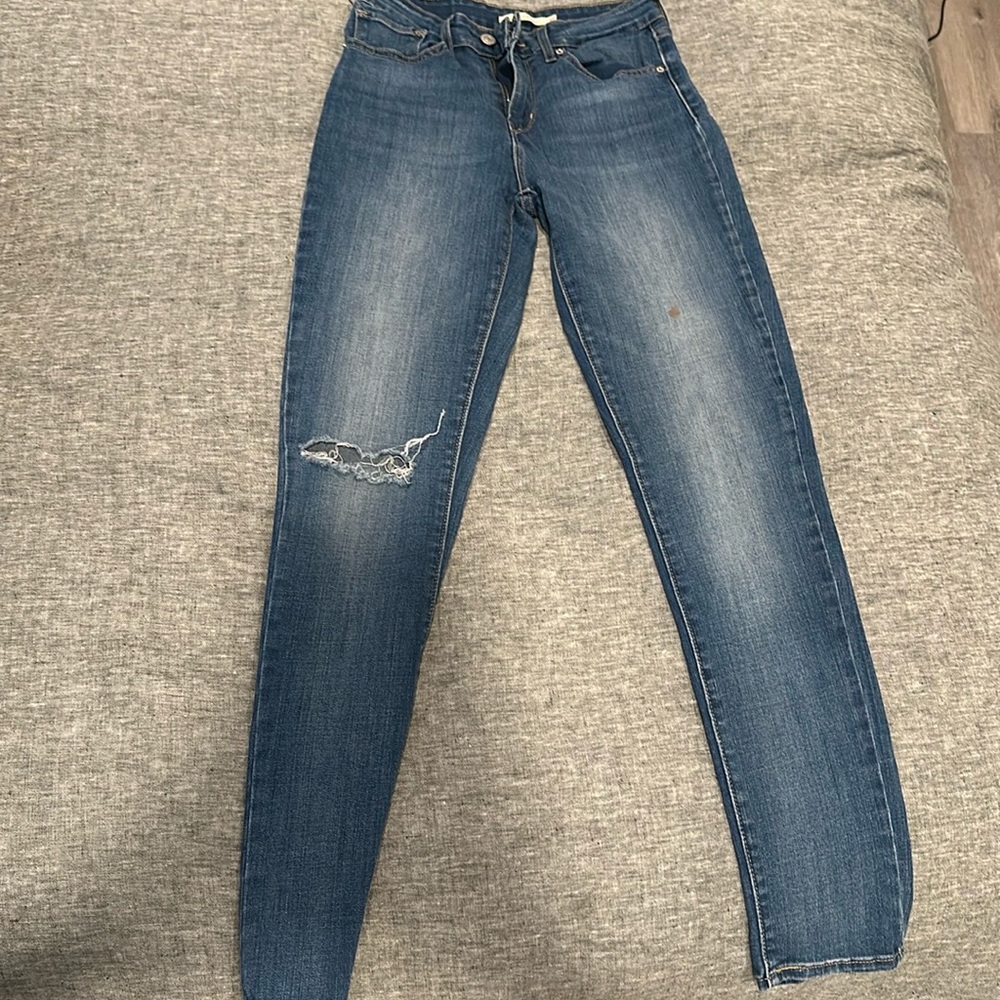 Levi High 721 high rise skinny jeans